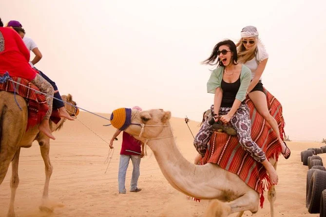 Dubai desert safari-camel ride